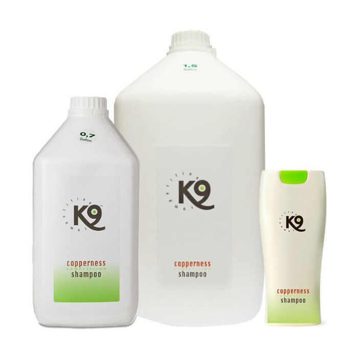 K9 Copperness Shampoo - szampon dla sierści brązowej i rudej