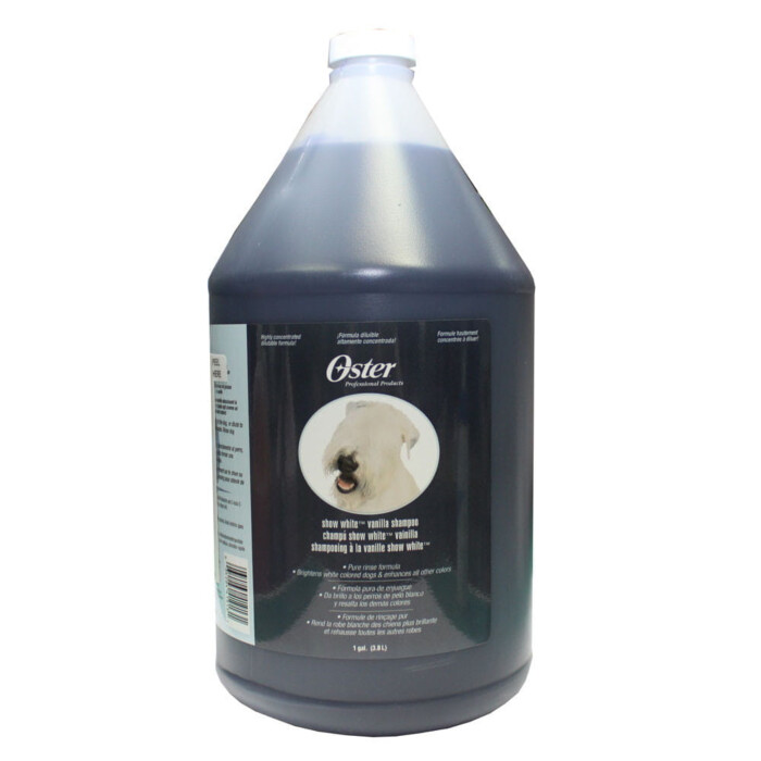 Oster Show White Vanilla Shampoo 3,78 L - szampon waniliowy do jasnej sierści