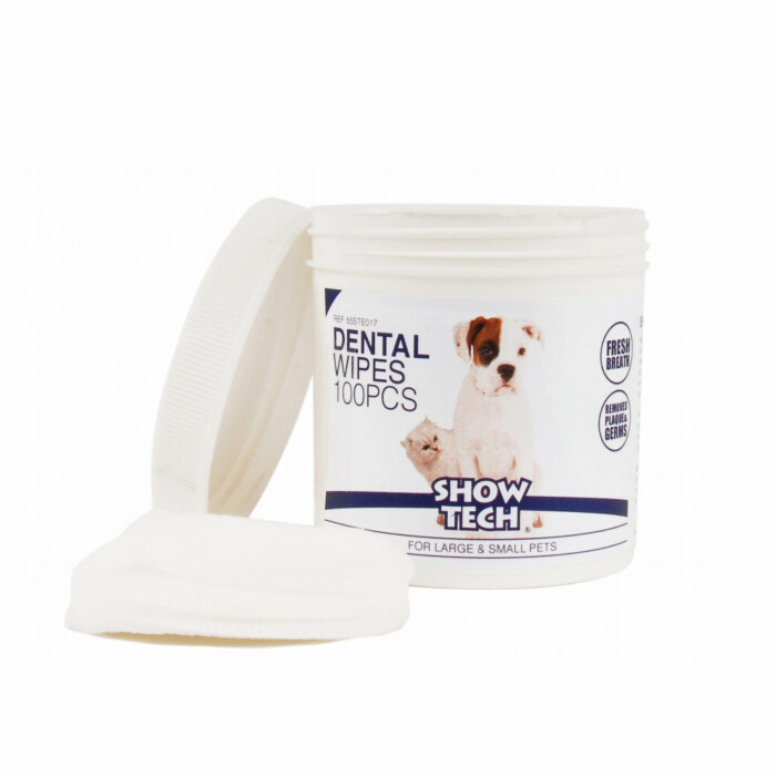 Show Tech Dental Wipes - chusteczki do czyszczenia zębów, 100 szt.