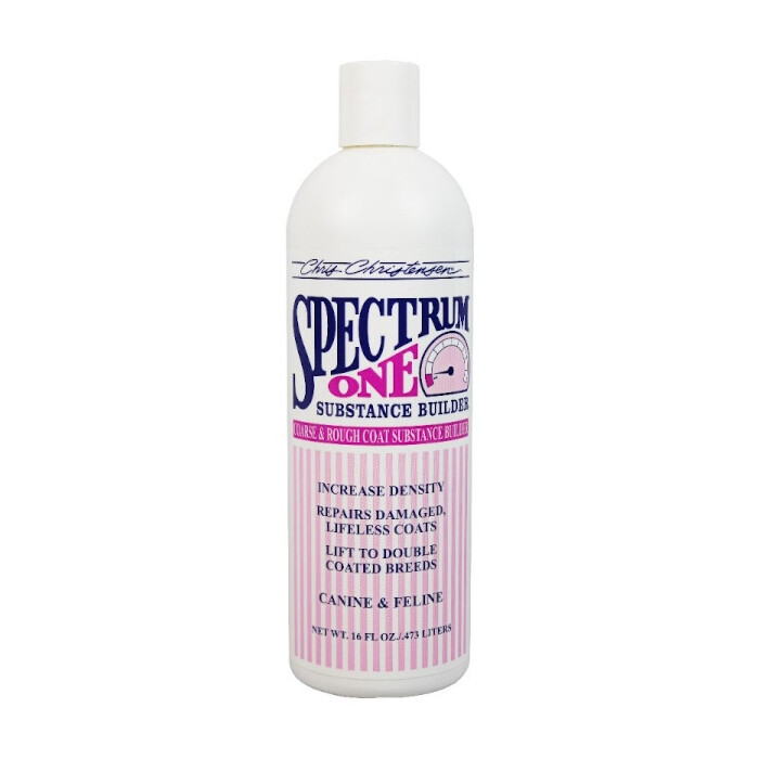 Chris Christensen Spectrum One Substance Builder - szampon odbudowujący dla psów szorstkowłosych 473 ml
