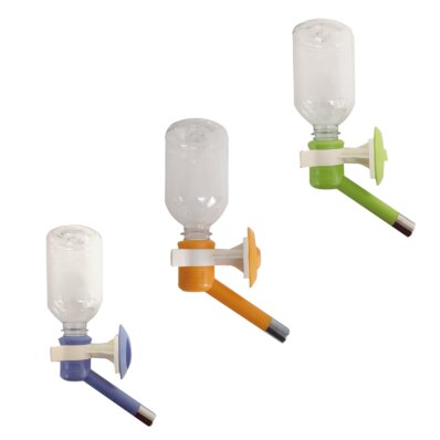 Choco Nose poidło z butelką 330 ml dla małych psów i kotów-CN-GR-Niebieski Pomarańczowy Zielony