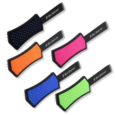 Iv San Bernard Detangling Brush - innowacyjna szczotka do rozczesywania szaty psów i kotów-IV-GR-56-Pomarańczowy Zielony Niebieski Różowy Czarny