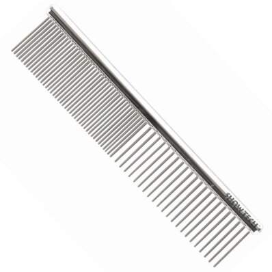 Show Tech Pro Combi - grzebień metalowy z mieszanym rozstawem zębów 1