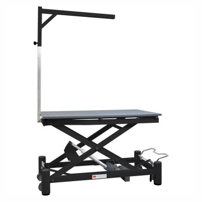 Chadog Stabilo Elite Black - stół groomerski z podnośnikiem elektrycznym i wysięgnikiem-CHA-A0036-Bez koloru