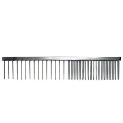 Chris Christensen grzebień Fine /X-Course Skip Tooth - 7 1/2''  rozstaw zębów pół na pół, gęsty i ekstra szeroki, dł. 19 cm 1