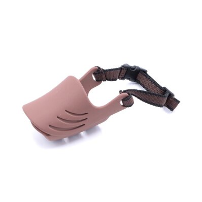 Artero Silicone Muzzle Cover Brown regulowany, silikonowy kaganiec dla psa, brązowy S 1
