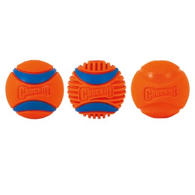 Chuckit! Medley Balls 3-Pack Size M - zestaw gumowych piłek 1
