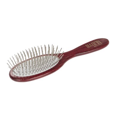 Maxi Pin szczotka mała, owalna, bardzo miękka z metalowymi pinami 20 mm 1