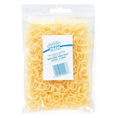 Show Tech - gumki lateksowe bezbarwne średnica 0,8 cm 1000 szt. 1