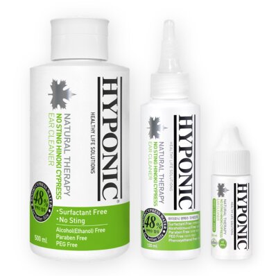 Hyponic No Sting Hinoki Cypress Ear Cleaner - płyn do uszu z cyprysikiem tępołuskowym 1