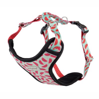 Amiplay BeHappy - szelki regulowane Discovery Watermelon