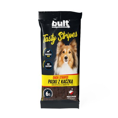 Bult - Tasty Stripes 60 g - paski z kaczką dla psa 1