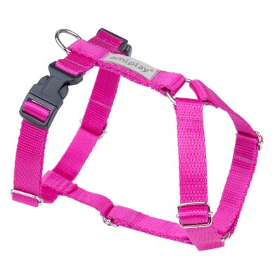 Amiplay Samba - szelki regulowane Guard różowe 1