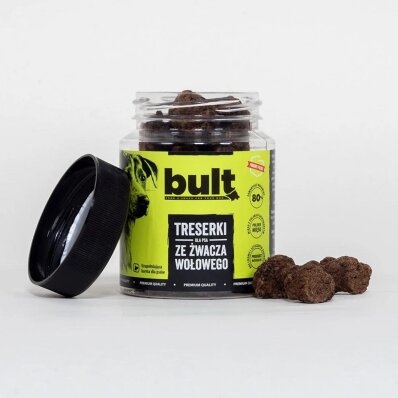 Bult - Treserki ze Żwacza Wołowego 150 g - suszone treserki w słoiczku dla psa 1