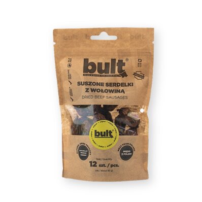 Bult - Serdelki z wołowiną 12 szt. - naturalna przekąska z wołowiną dla psa 1