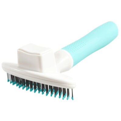 Zolux Anah - miękka szczotka z wysuwanymi igłami dla szczeniąt 1