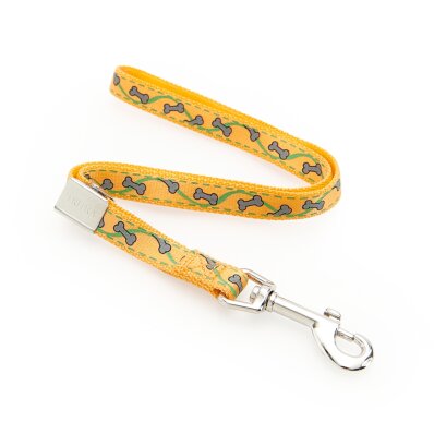 Trim Tritra - smycz groomerska nylonowa pomarańczowa w łapki szer. 1,6 cm, dł. 44 cm 1